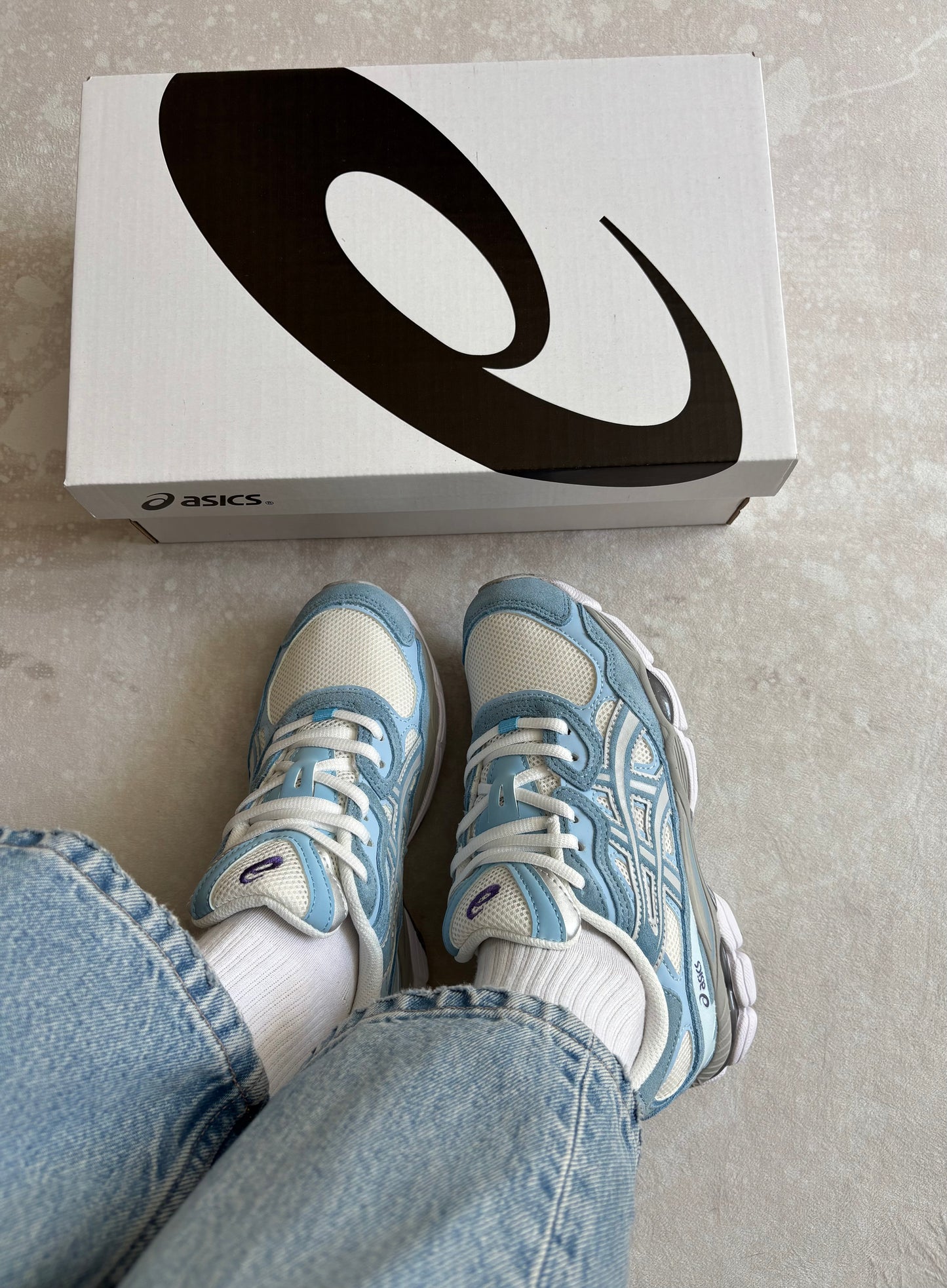 ASICS Gel-NYC — Cream Arctic Sky VELNORA™