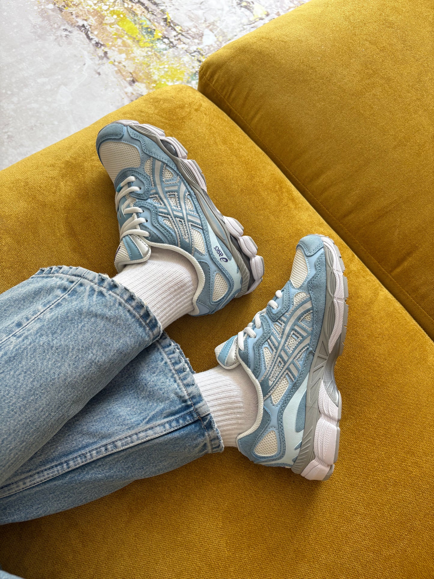 ASICS Gel-NYC — Cream Arctic Sky VELNORA™