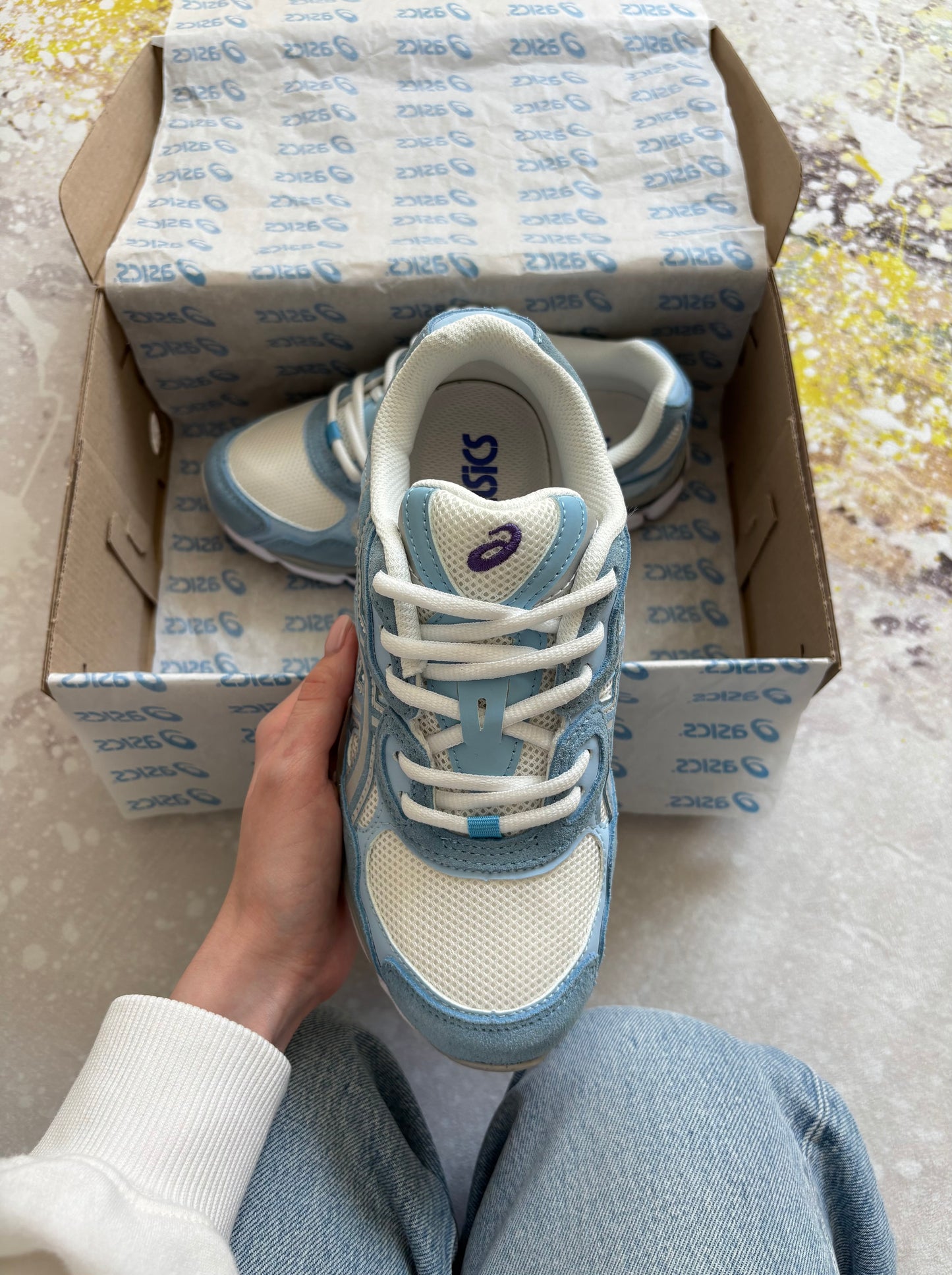 ASICS Gel-NYC — Cream Arctic Sky VELNORA™