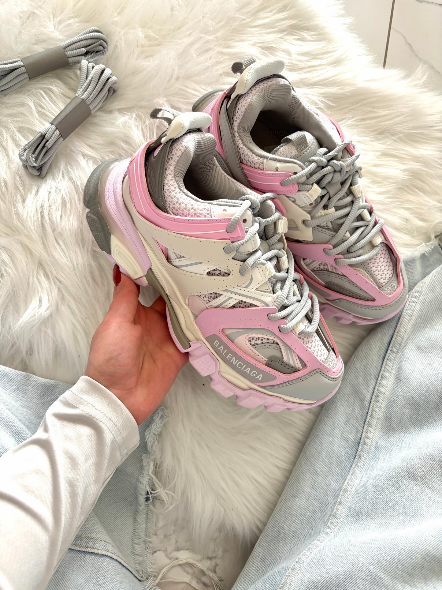 Balenciaga Track Grey Pink VELNORA™
