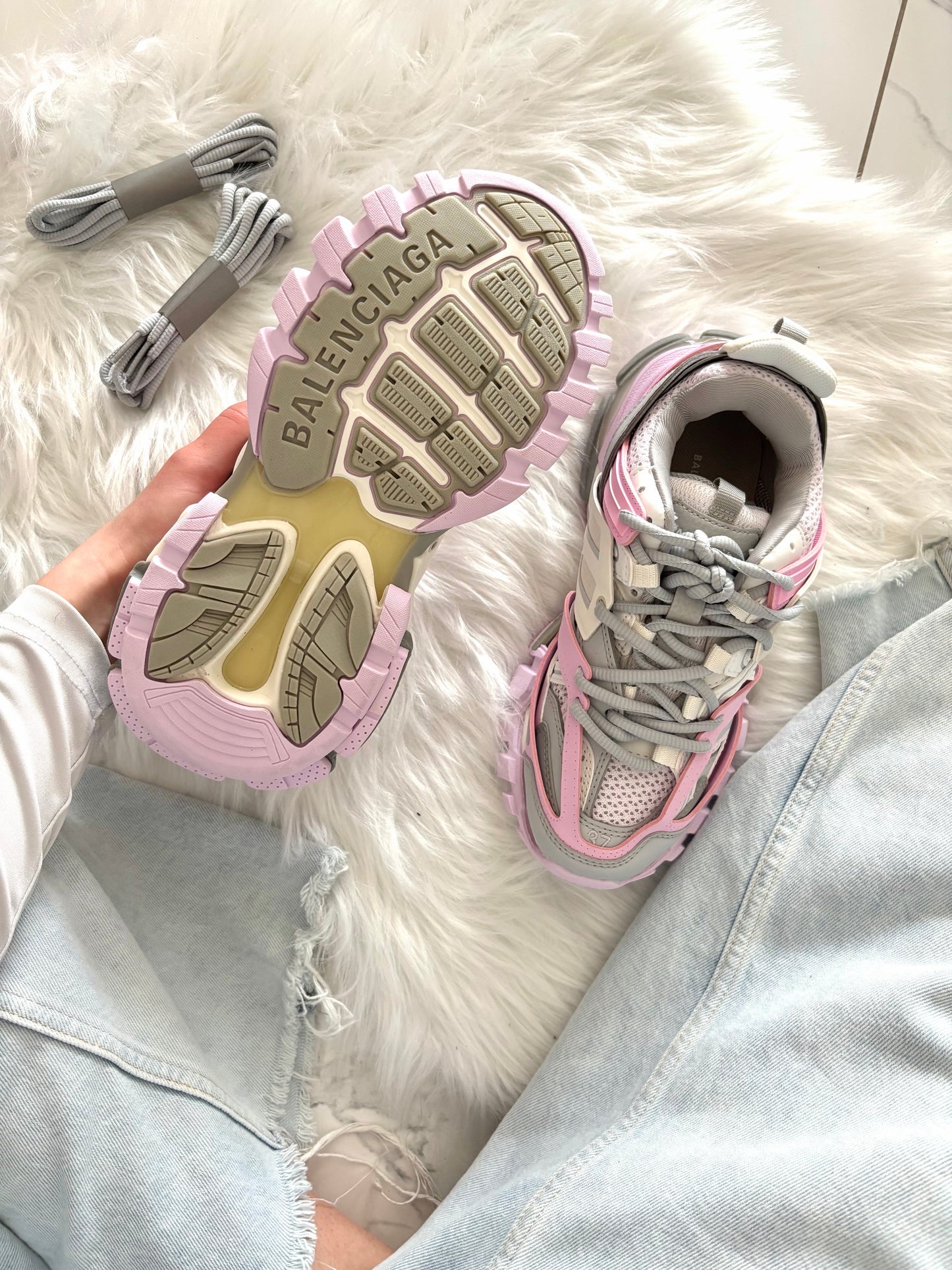 Balenciaga Track Grey Pink VELNORA™