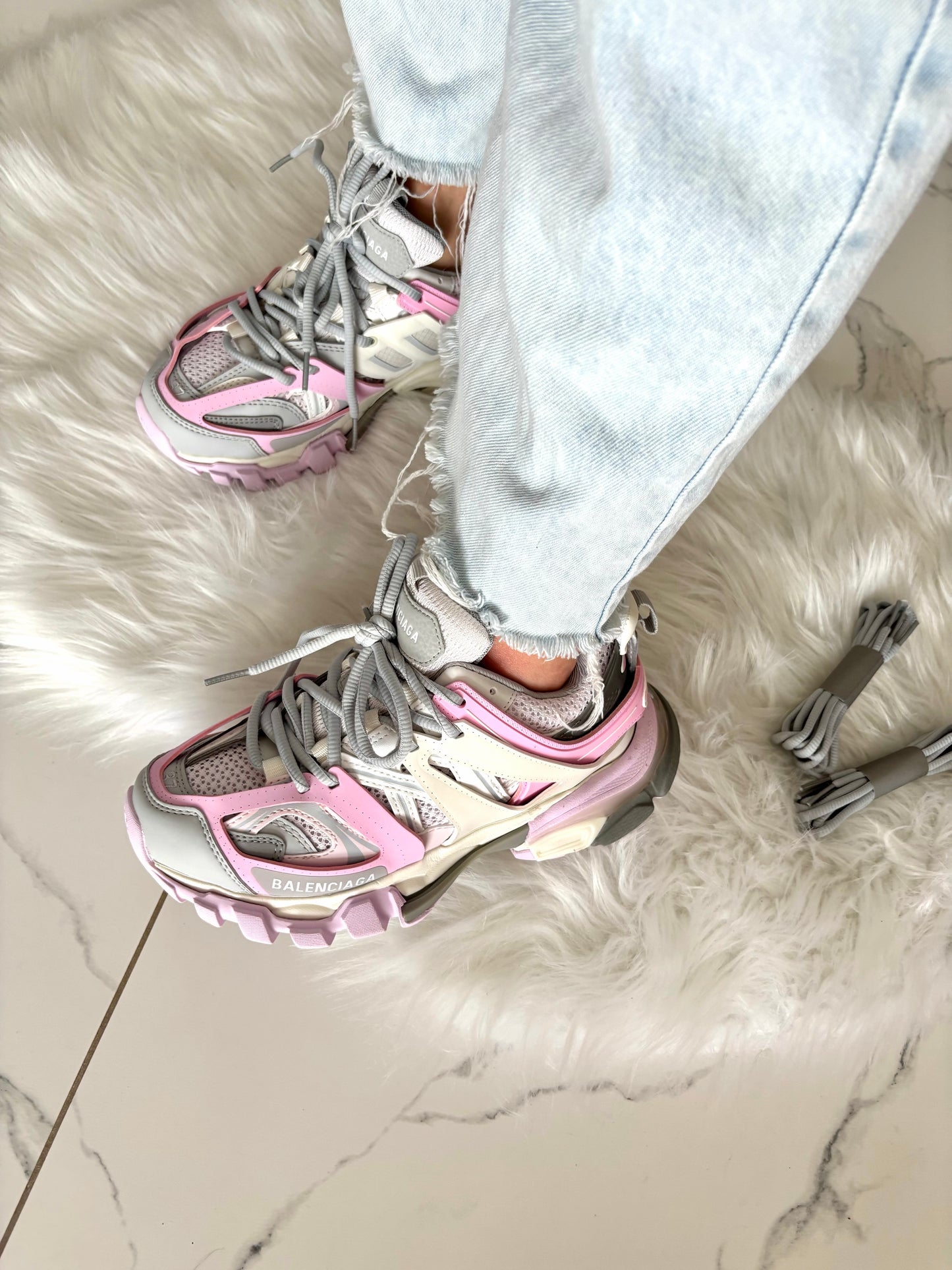Balenciaga Track Grey Pink VELNORA™