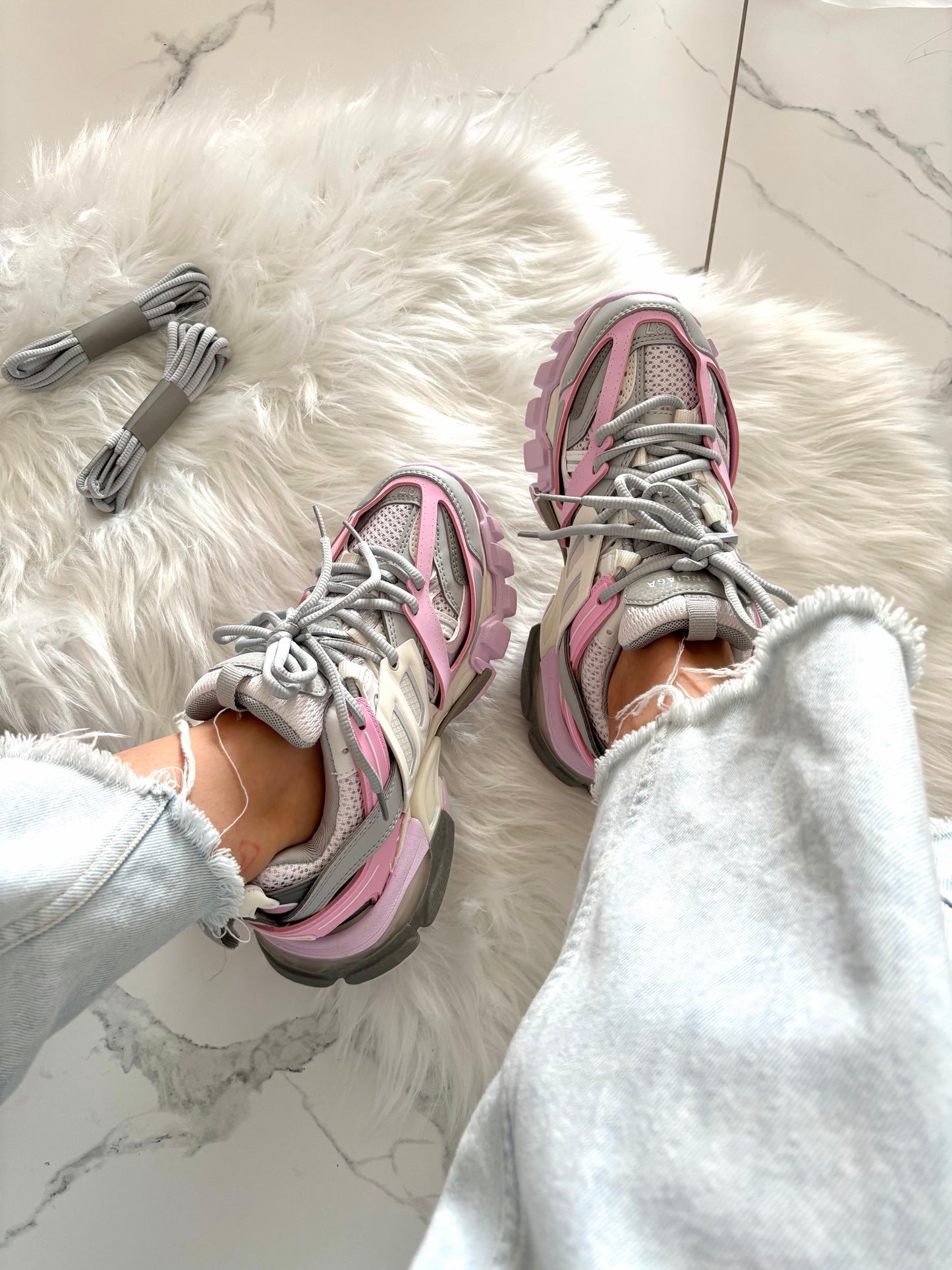 Balenciaga Track Grey Pink VELNORA™