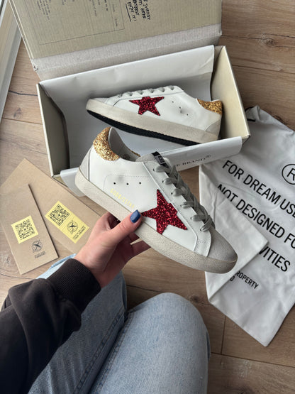 Golden Goose Glitter Star Sneakers VELNORA™