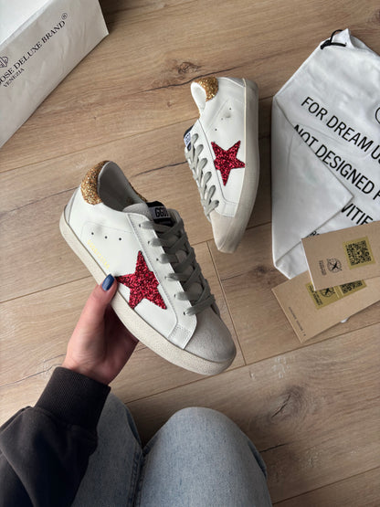 Golden Goose Glitter Star Sneakers VELNORA™
