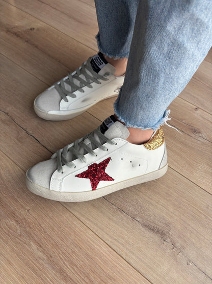 Golden Goose Glitter Star Sneakers VELNORA™