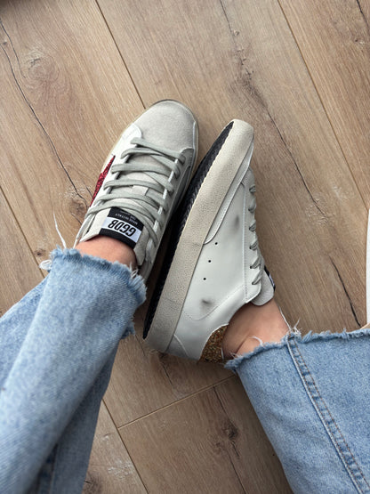 Golden Goose Glitter Star Sneakers VELNORA™