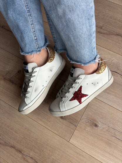 Golden Goose Glitter Star Sneakers VELNORA™