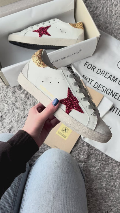 Golden Goose Glitter Star Sneakers VELNORA™